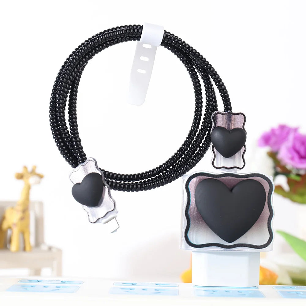 Soft TPU Fast Charger Cover Cable Protector Winder Shell For iPhone 20W 18W EU Protective Case For iPhone 11 13 15 12 14 Pro Max